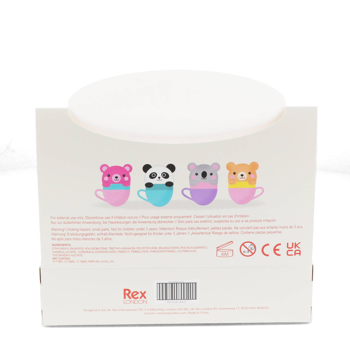 Teacup Mini Scented Lip Balm