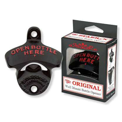 Black Wall Mount Bottle Opener