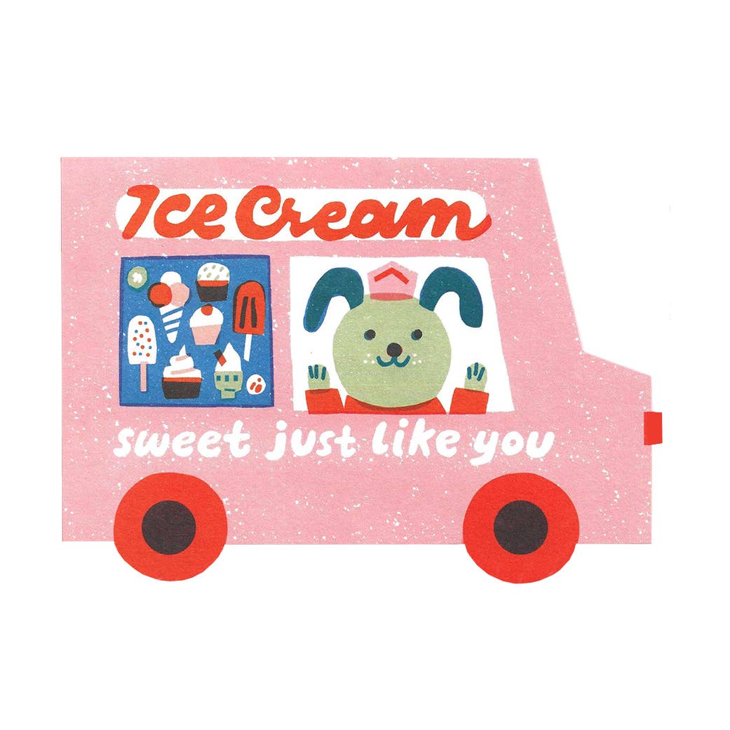 Ice Cream Van - Greeting Card