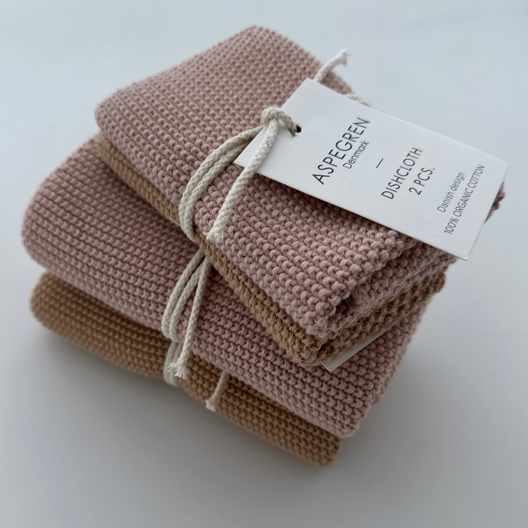 Cotton Dishcloths - Macaroon