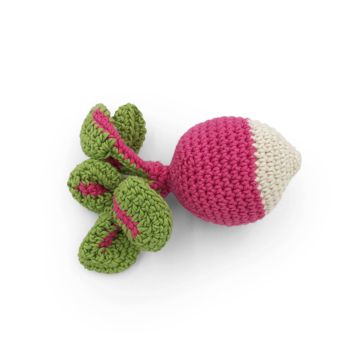 Crochet Rattle - Radish