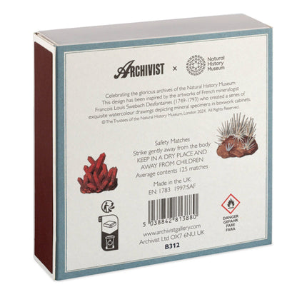 Square Matchbox - Minerals