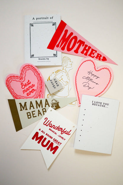 Wonderful Mum Flag - Greeting Card