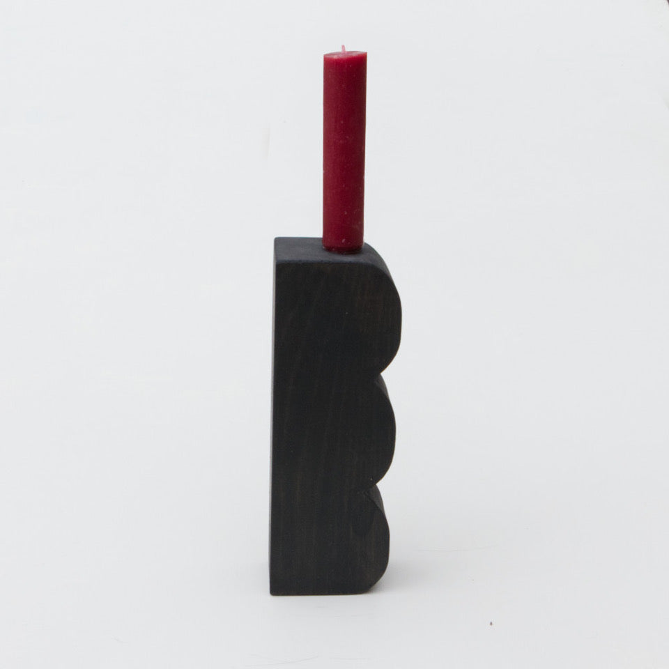 Wooden Candle Holder - Bump