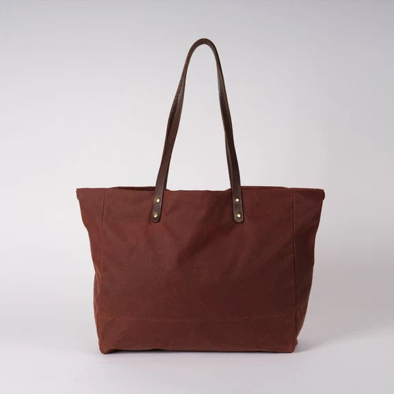 Midi Tote - Chestnut