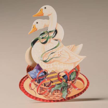 Vintage Goose - 3D Greetings Card