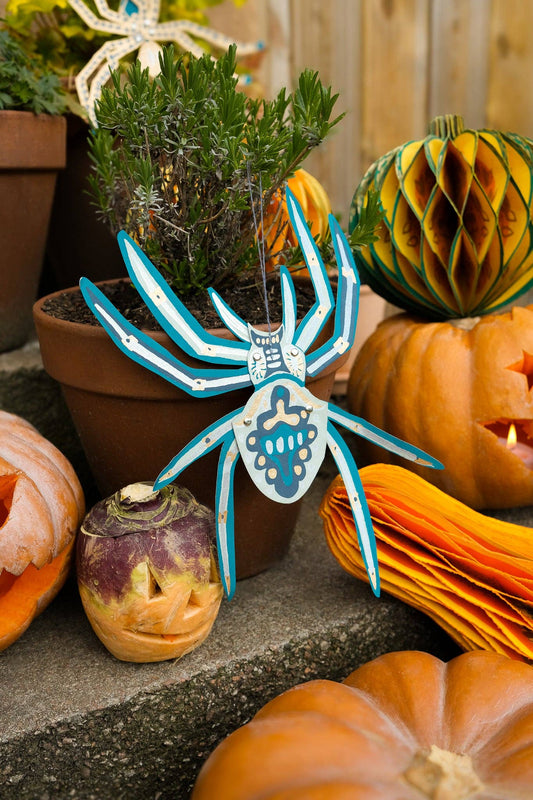 Hanging Spider Paper Ornaments