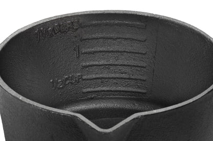 Cast Iron Sauce Pot with Basting Brush