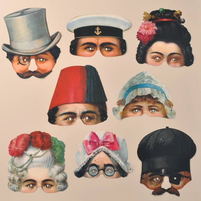 Party Mask Set - Leksakmuseum