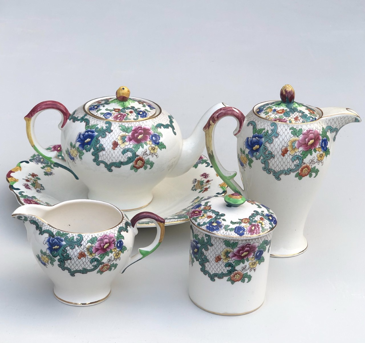 Floral Vintage 'Victoria’  Large Tea Set