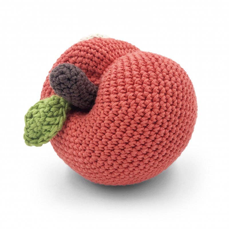 Crochet Rattle - Peach
