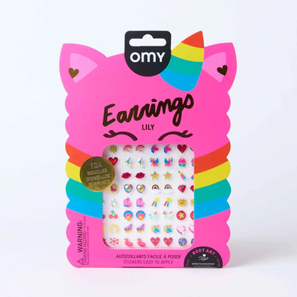 Stick-on Earrings - Lily