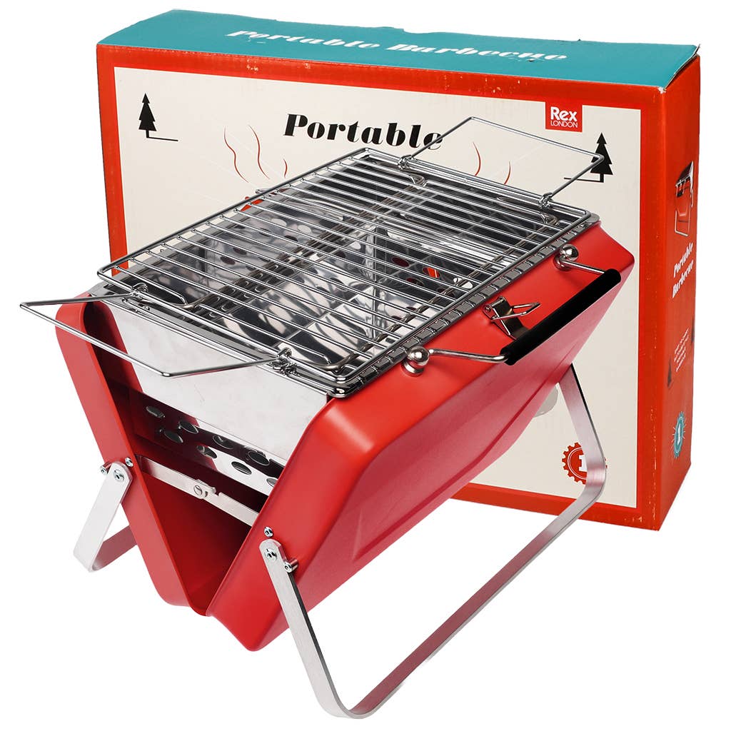 Portable suitcase BBQ - Red
