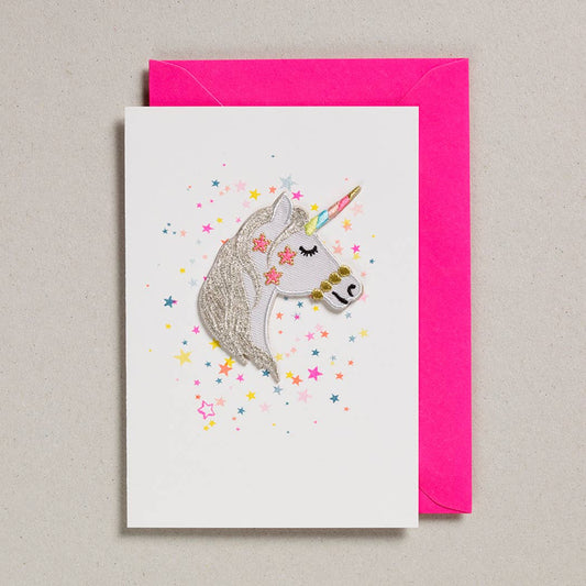 Patch Cards - Unicorn Head