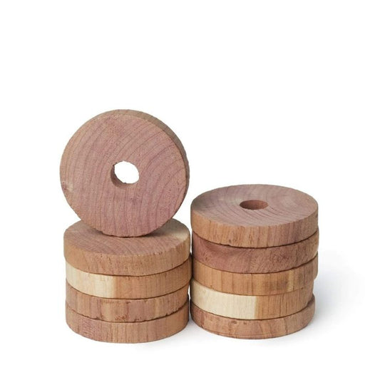 Red Cedar Coat Hanger Rings