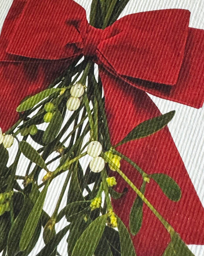 Mistletoe Bow - Christmas Greeting Card