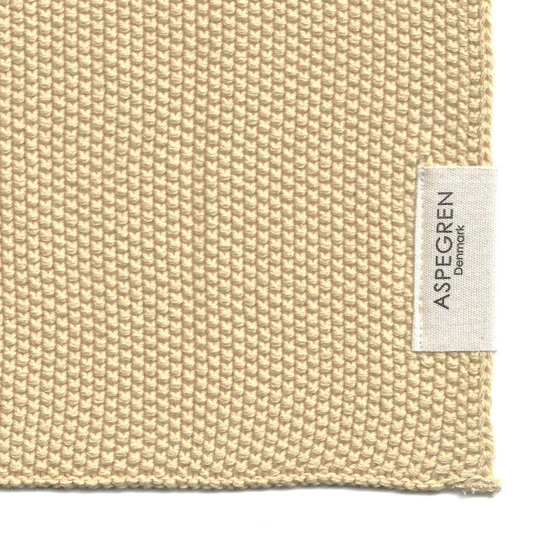 Dishcloths - Organic Cotton - Set of 2 -Knitted Golden Straw