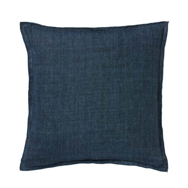 LINEN CUSHION COVER MIDNIGHT