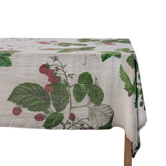 Linen Tablecloth - Berries
