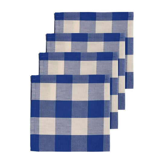 Napkin set x4 - Check Bell