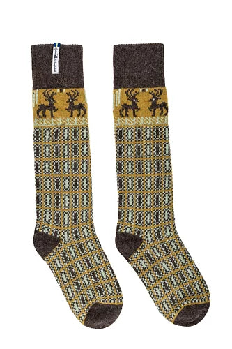 Scania Mäns - Reindeer Ochre Socks