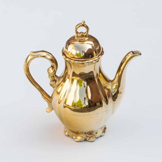 Gold Coffee Set with Cups