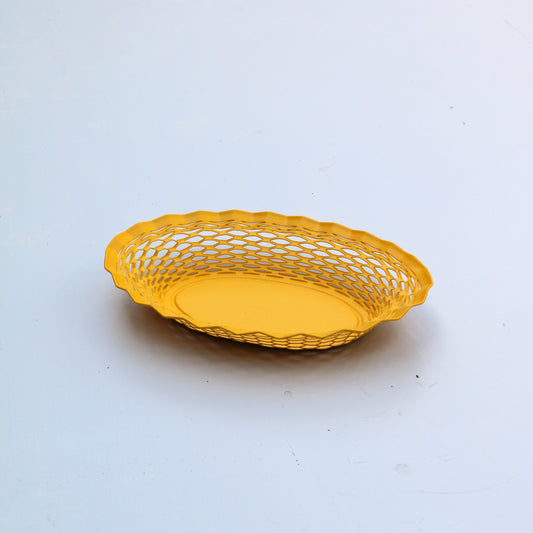 Oval Bread Basket / Small - Pollen Yellow